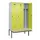 locker met bank,voor scheiding van kleding,HxBxD 2120x1200x815mm,3vak