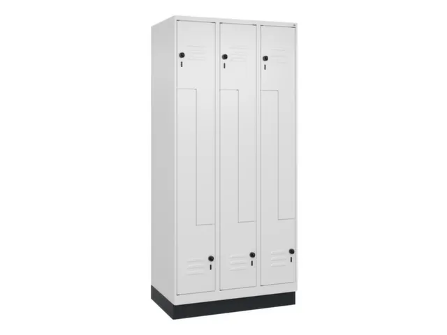 armoire vestiaire Z HxlxP 1950x900x500mm larg. compart. 150/300mm