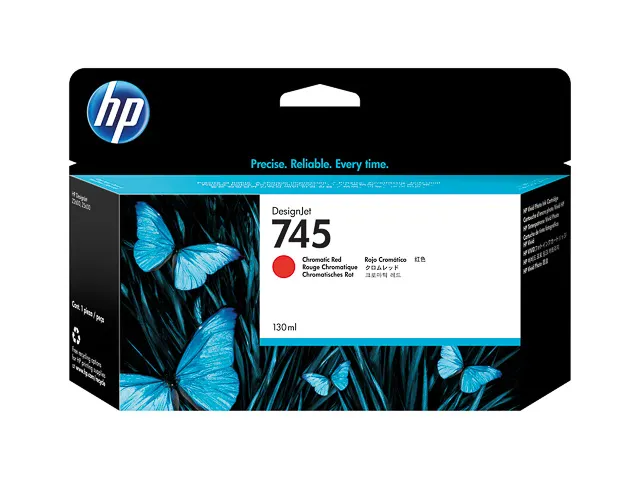 HP 745 130ml Chromatische Rood inkt cartridge F9K00A