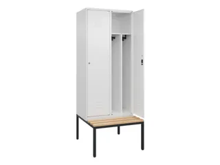 locker voor scheiding van kleding,HxBxD 2120x800x815mm,2vak - 2