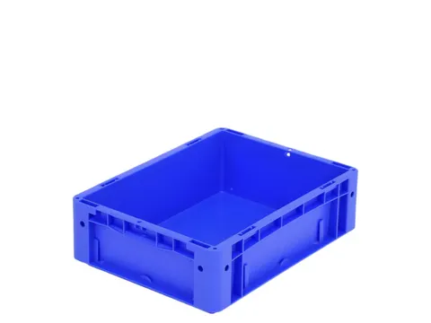 Euronorm Stapelkrat Pp 120x400x300mm Wanden/bodem Gesloten Blauw 11l