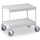 Universele Wagen 150kg Lxb 660x335mm 2 Etages Zilvergrijs