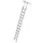 verrijdbare stellingladder,balk L 3,2m,v. H tot 3,3m,12,treden
