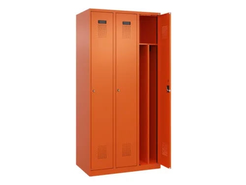 locker voor scheiding van kleding,HxBxD 1850x900x500mm,3vak