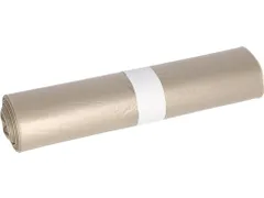 Vuilniszak 120-130L 80x100x0,2cm HDPE Transparant Rol van 50 stuks