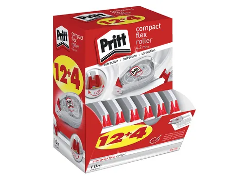 Correctieroller Pritt Compact Flex 4.2mmx10m Promopack 12+4 gratis