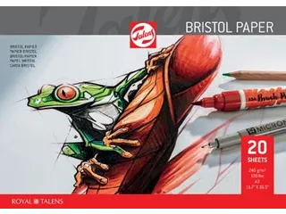 Bristol papier 250 g 29,7 x 42 cm A3 20 vel - 1