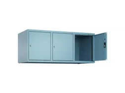 opzetkast,v. locker,3vak.,vak B 400mm,HxBxD 500x1200x500mm