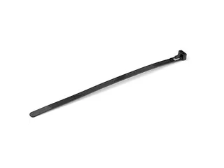 20cm Herbruikbare Kabelbinders zwart nylon 100 stuks - 1