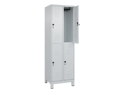 dubbeldekse locker,HxBxD 1950x600x500mm,2x2vak.,vak B 300mm