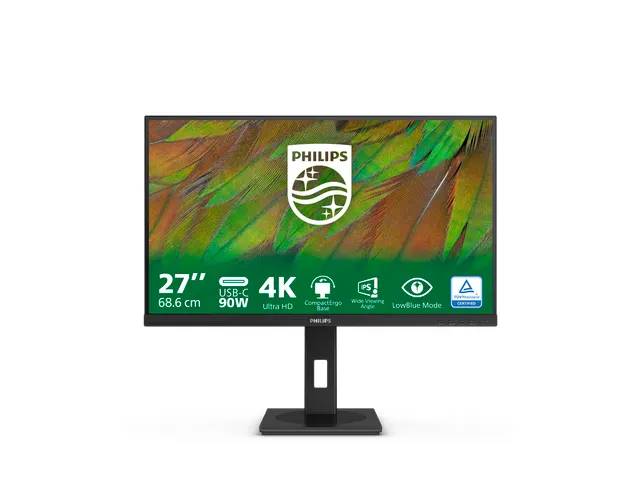 Ecran PC 27 inch Philips Business 4k UHD avec station d'accueil USB-C