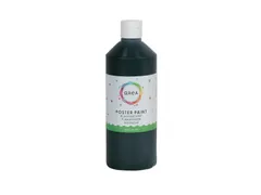 Plakkaatverf Qrea zwart 500ml