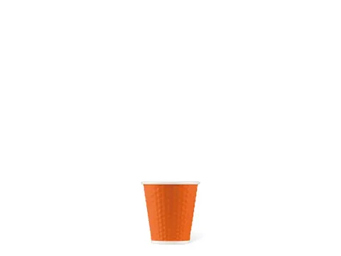 Beker porselein Les Artistes Paris 180ml met siliconen grip Oranje