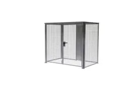 magazijnbox HxBxD 2 1x2 45x1595m gaaswanden dubbele openslaande deur