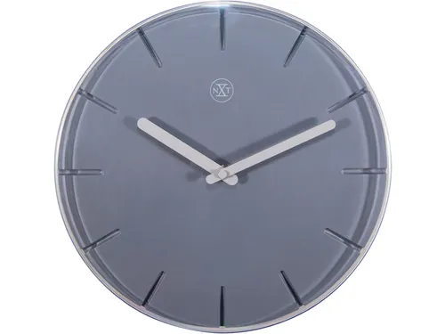 Wandklok nXt Sweet Ø 20cm grijs streepaanduiding