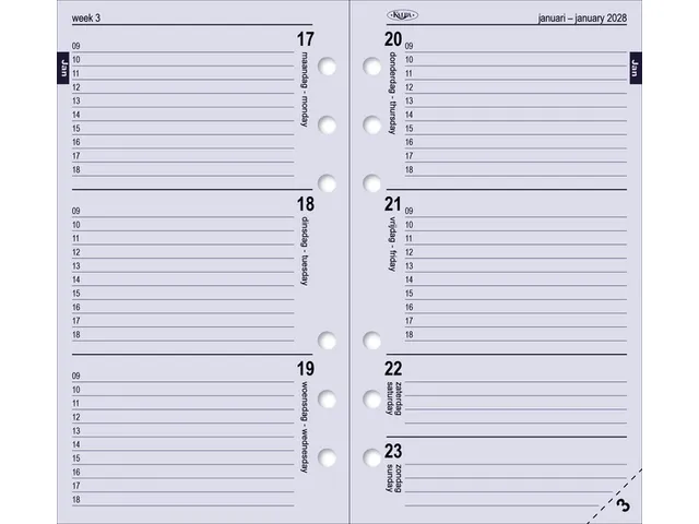 Agendavulling 2026 Kalpa Personal 7dagen/2pagina's