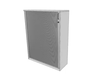 jaloeziedeurkast,HxBxD 1545x1200x445mm,3xhouten vloer,4 OH,Bl-wit - 1