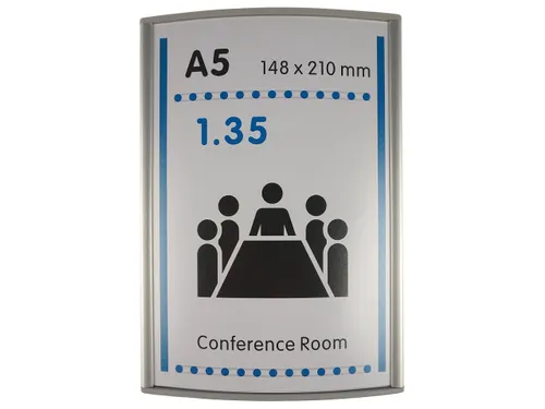 Menoor Deurbord Premium Gebogen A5
