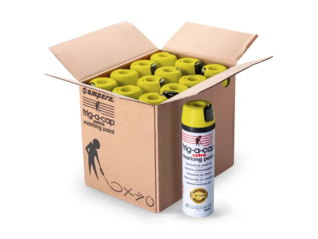 Markeerspray Voor Bouwplaatsen Geel 500Ml