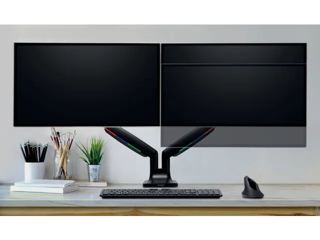 Monitorarm Kensington One-touch in hoogte verstelbaar dubbel