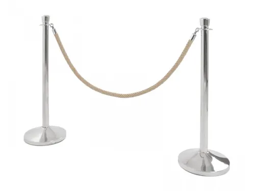 Koord Van Henneptouw Naturel Verchroomd 1.5 Meter