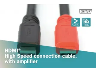 HDMI High Speed-aansluitkabel Type A m/amp. St/St 20m Full HD - 2