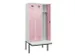 locker met bank,voor scheiding van kleding,HxBxD 2120x900x815mm,3vak