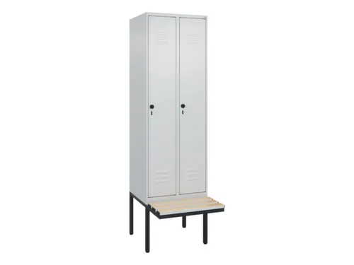 locker voor scheiding van kleding,HxBxD 2120x600x815mm,2vak