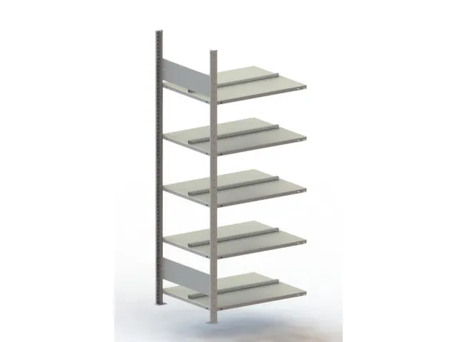 Inhaakstelling Aanbouwveld Verzinkt 1850x756x636mm 5legborden 80kg