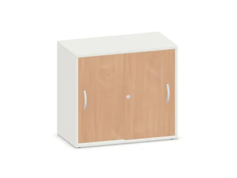 schuifdeurkast,HxBxD 720x800x430mm,decor romp wit,decor front beuken