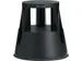 Tabouret Comfort, en plastique, noir