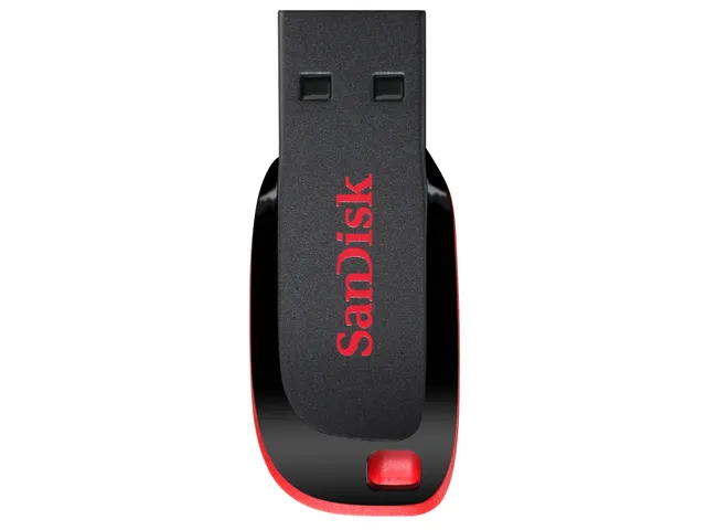 SanDisk Cruzer Blade USB flash drive 16GB USB Rood Zwart