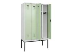 locker voor scheiding van kleding,HxBxD 2120x1200x500mm,4vak