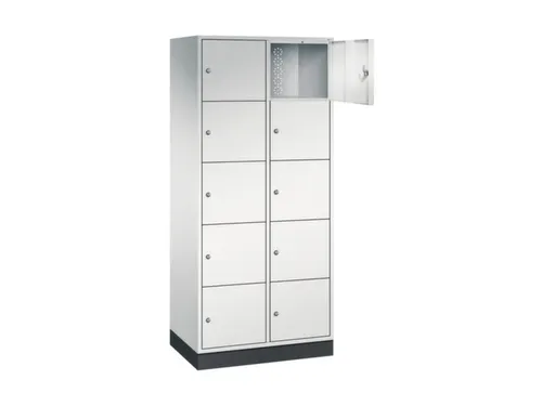 grootvolume-lockersysteem,RAL 7035,HxBxD 1950x820x500mm,2x5vakken