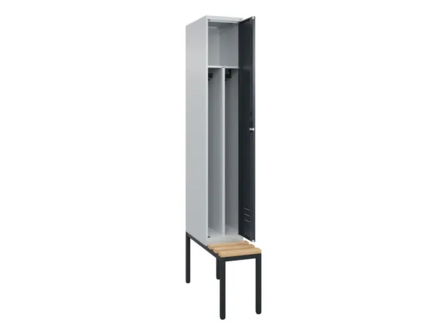 locker voor scheiding van kleding,HxBxD 2120x300x815mm,1vak