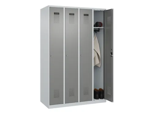 locker,HxBxD 1850x1200x500mm,4vak,vak B 300mm,cil.-slot