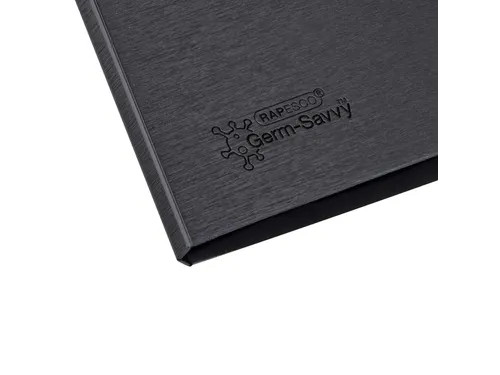 Klembordmap Rapesco Germ-Savvy antibacterieel A4 zwart