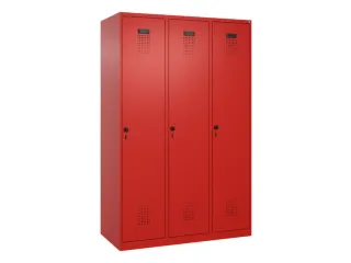locker,HxBxD 1850x1200x500mm,3vak,vak B 400mm,draaigrendel - 3