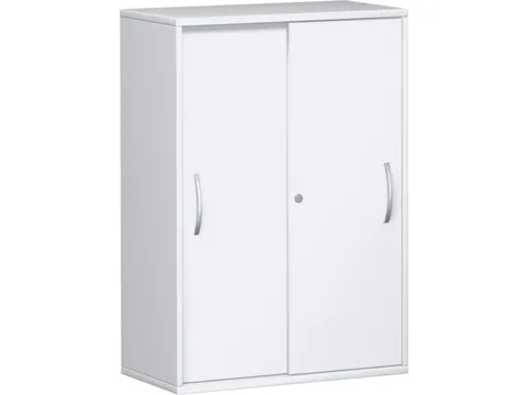 schuifdeurkast,HxBxD 1150x800x430mm,decor romp wit,decor front wit