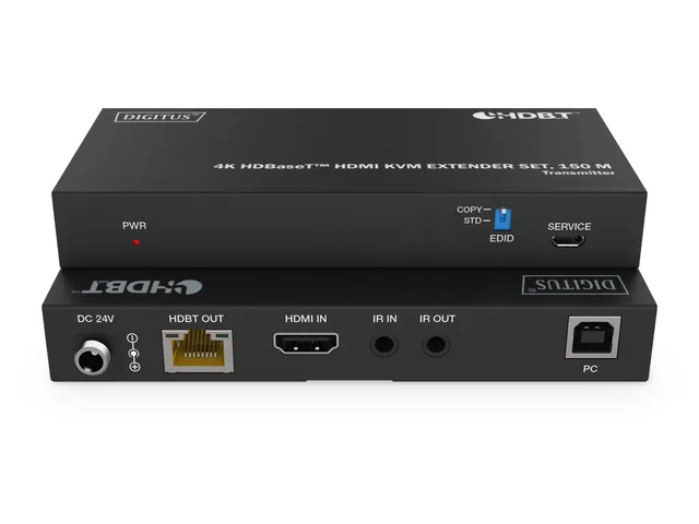 DIGITUS 4K HDBaseT HDMI KVM Extender Set 150 meter