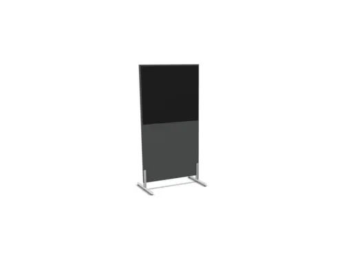 scheidingswand,HxB 1545x800mm,MS-donkergrijs,BN8033-zwart