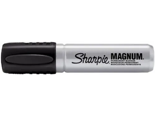 Pro Magnum Permanent Marker Beitelpunt Zwart
