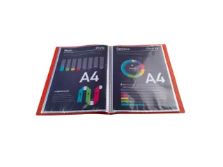 Showalbum OPAK PP0,5mm A4 50 rood - 4