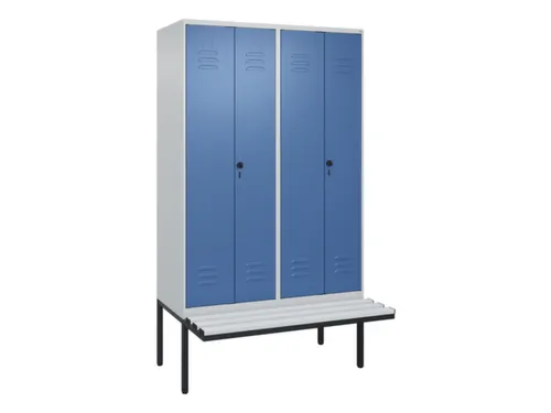 locker voor scheiding van kleding,HxBxD 2120x1200x815mm,4vak