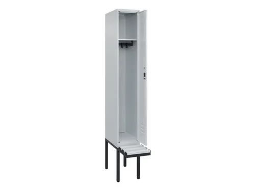 locker met bank,HxBxD 2120x300x815mm,1vak,vak B 300mm,cil.-slot