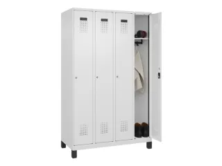locker,HxBxD 1950x1200x500mm,4vak,vak B 300mm,cil.-slot,voeten - 1