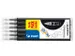 Rollerpenvulling Pilot Frixion 0.7mm Zwart Medium 6 stuks
