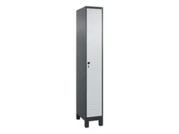 locker,HxBxD 1950x300x500mm,1vak,vak B 300mm,draaigrendel,voeten