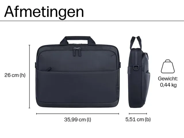 HP Everyday Briefcase 14-inch Laptoptas Grijs A08KGAA