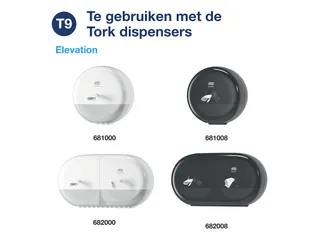Toiletpapier Tork SmartOne Mini T9 advanced 2-laags 620 vel wit 472193 - 5
